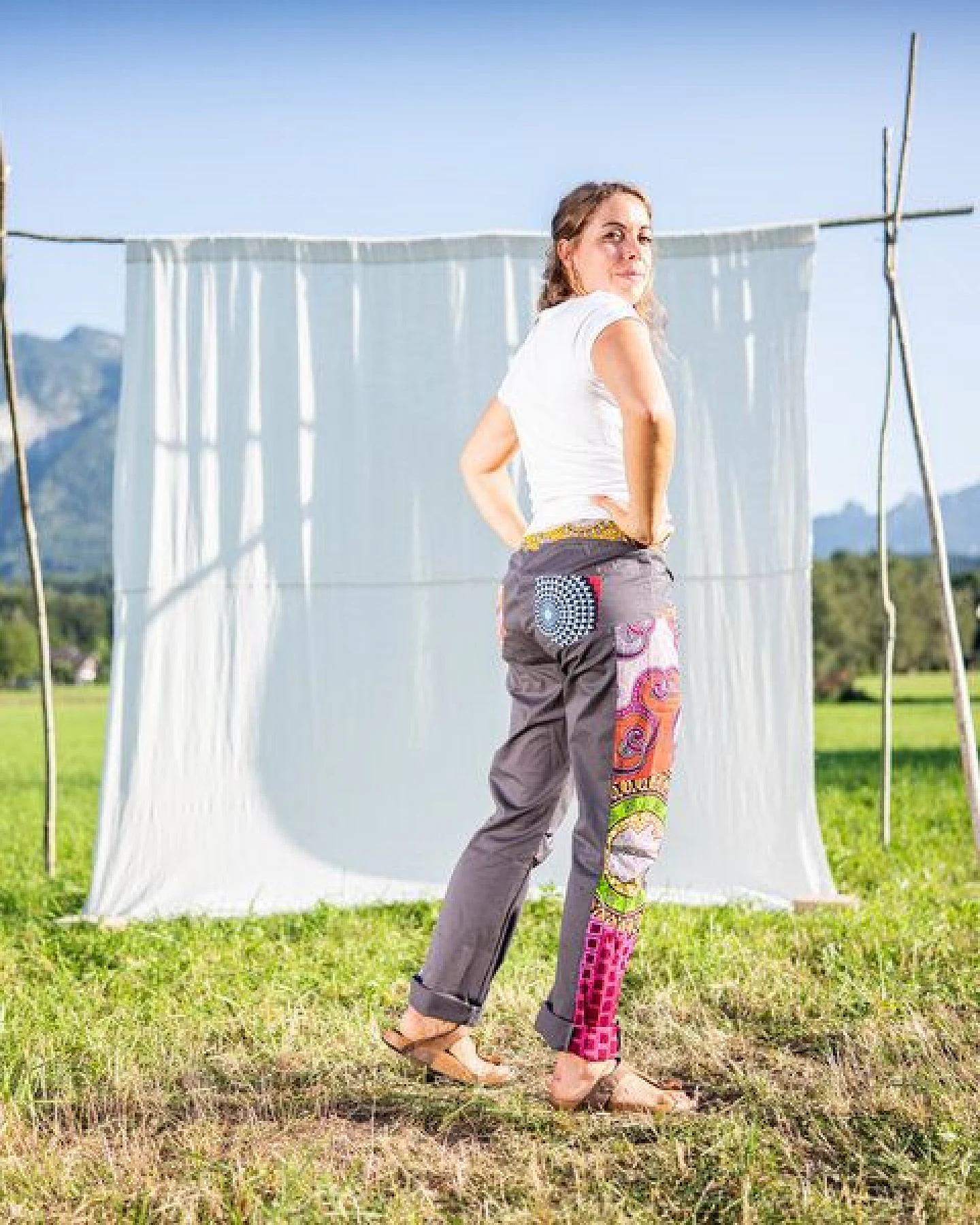 JUAdesign Kletter- und Wander Hose - OCEAN Damen, dynamisch, chic, stilvoll – Ansicht 2