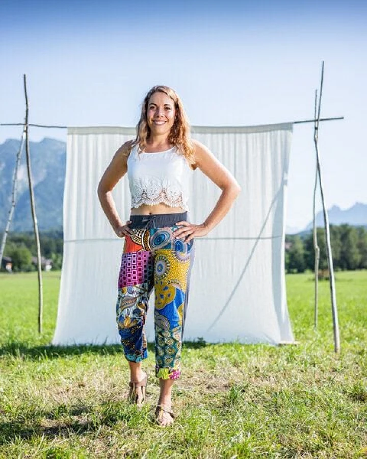 JUAdesign Sommer Hose - SLIM-Fit Damen, schick, schlank, stilvoll