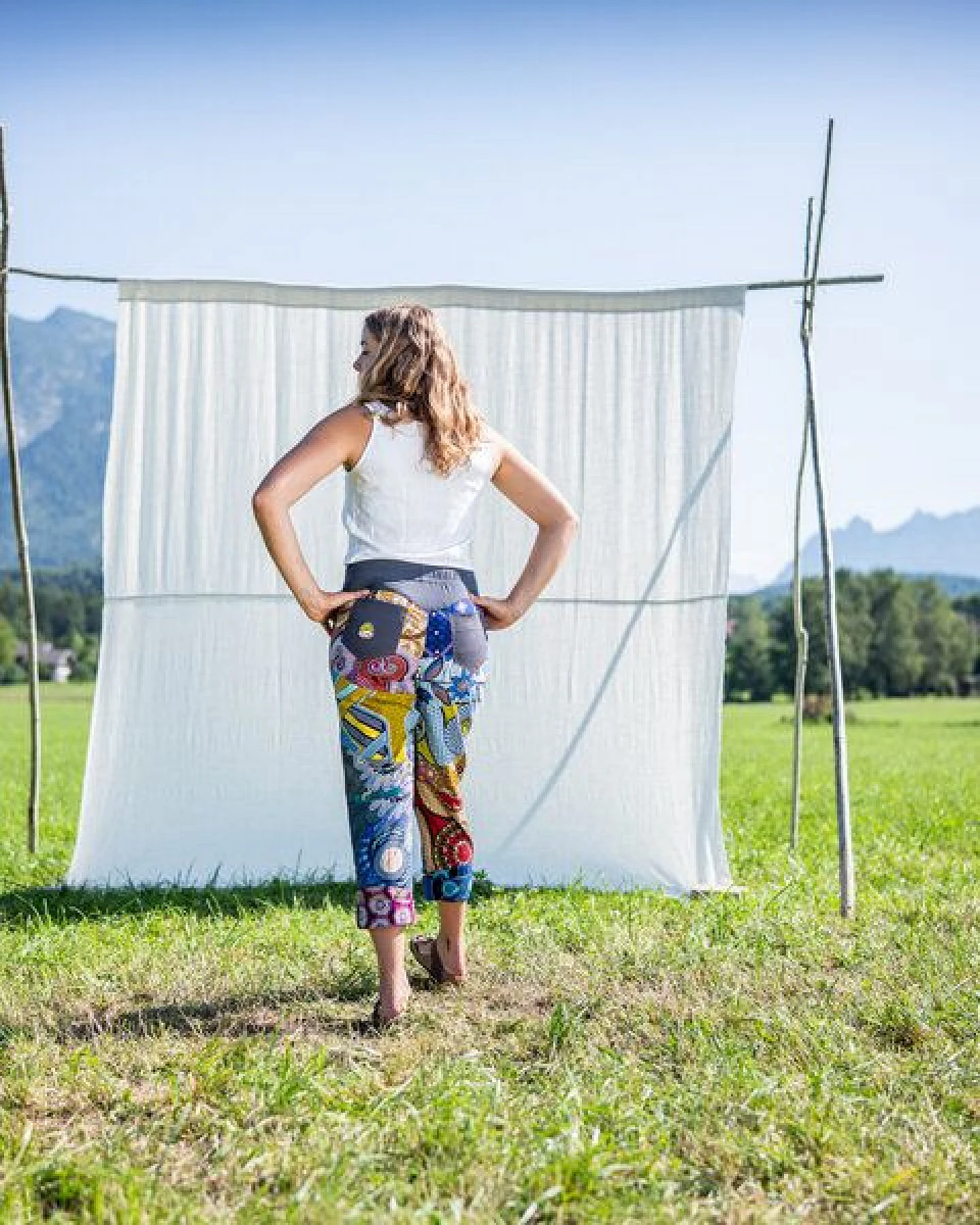 JUAdesign Sommer Hose - SLIM-Fit Damen, schick, schlank, stilvoll – Ansicht 2