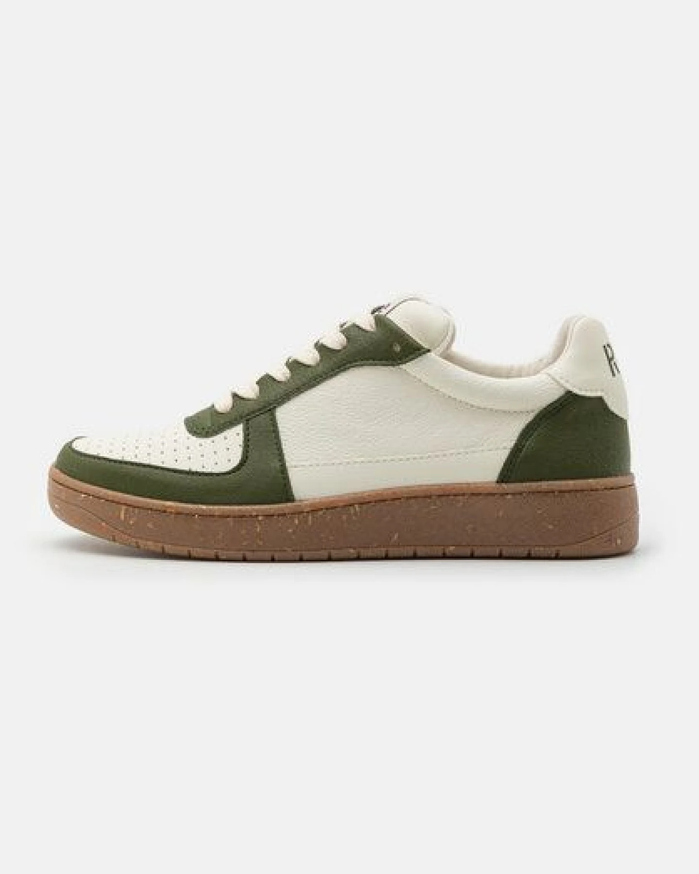 RICE Sneaker Vegan Unisex - OPEN21 Green Ecru – Ansicht 2