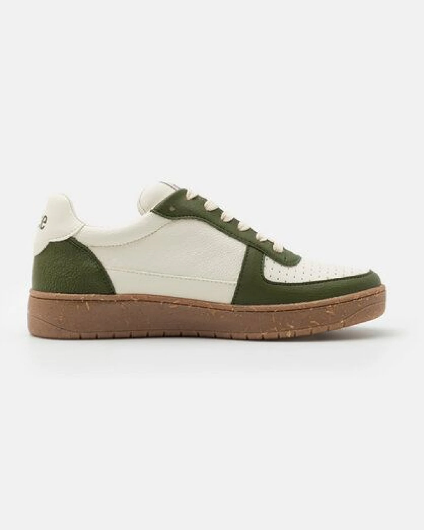 RICE Sneaker Vegan Unisex - OPEN21 Green Ecru – Ansicht 2