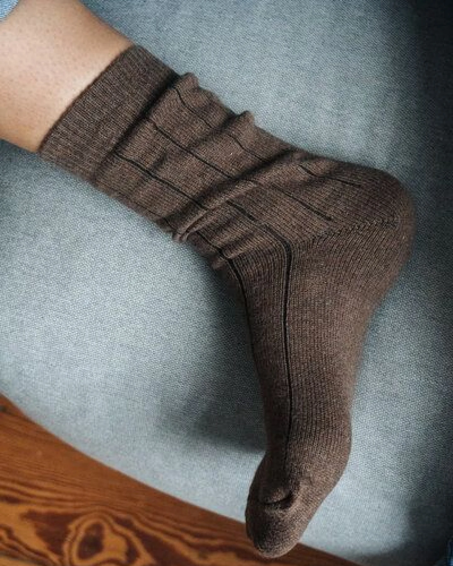 2 Paar Grobstricksocken Bio-Baumwolle von SALZWASSER – Ansicht 2