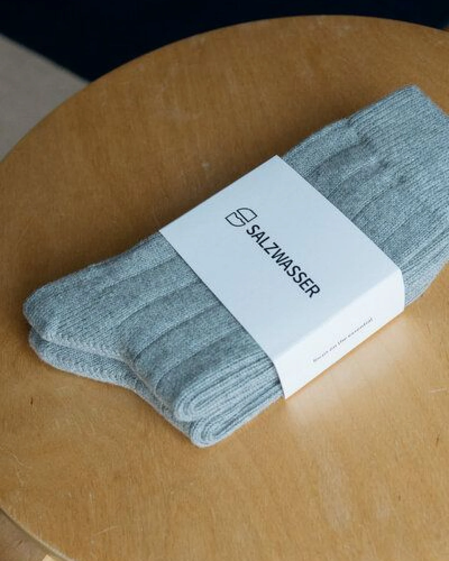 2 Paar Grobstricksocken Bio-Baumwolle von SALZWASSER – Ansicht 3