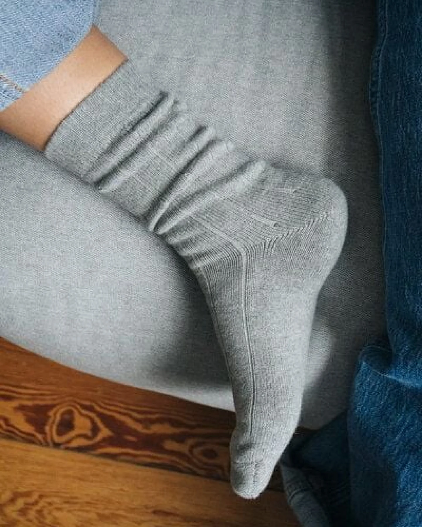 2 Paar Grobstricksocken Bio-Baumwolle von SALZWASSER – Ansicht 4