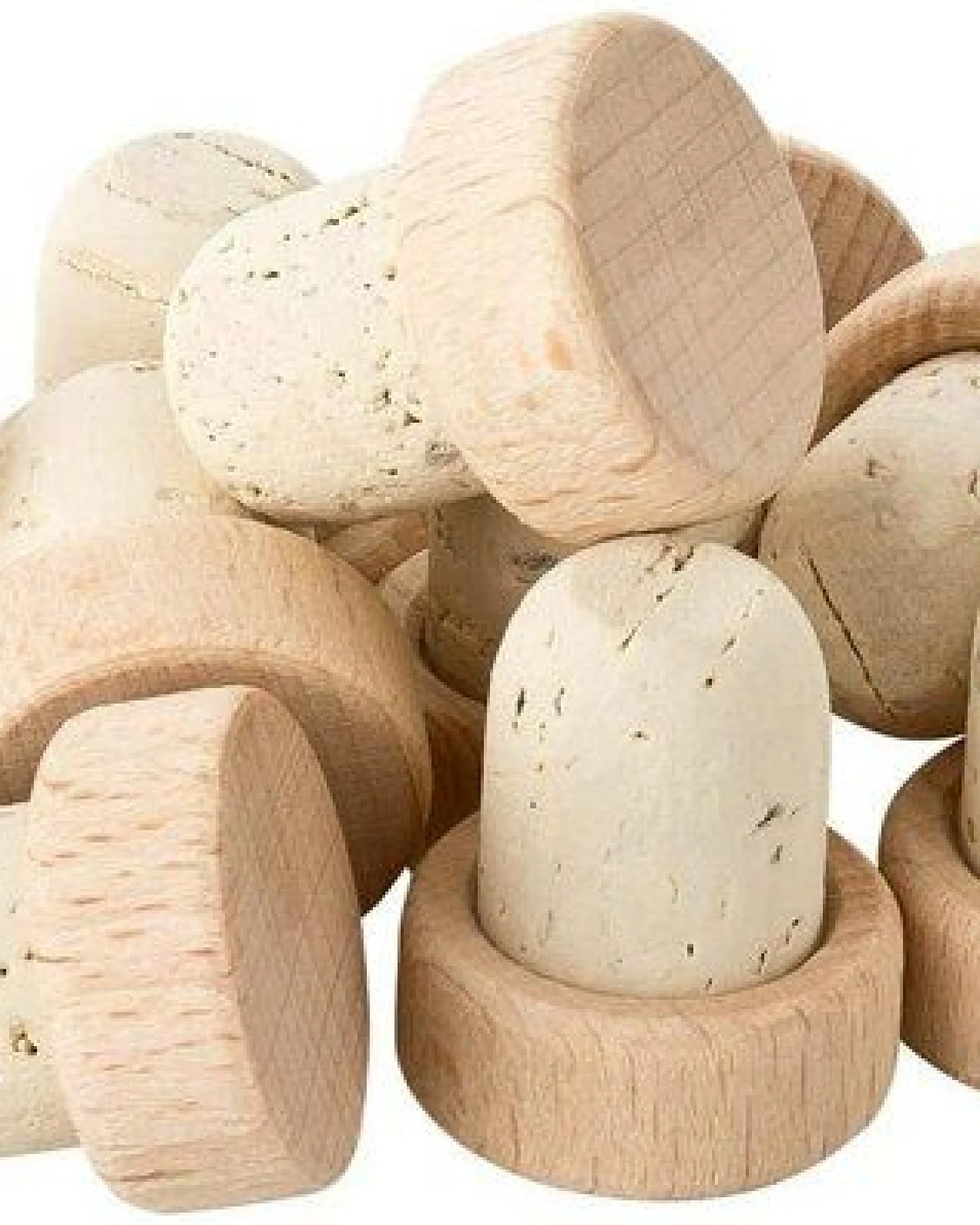 Kork-Deko Griffkorken mit Holzgriff 19,5mm – Ansicht 3