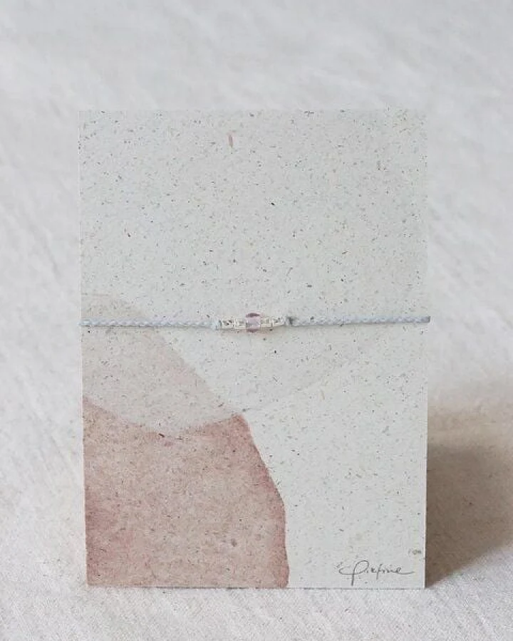 pikfine Glasperlen Armband "Nila" // silber oder vergoldet