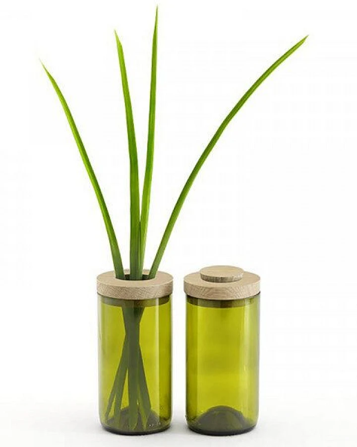 Vase & Dose verschiedene Farben (side by side)