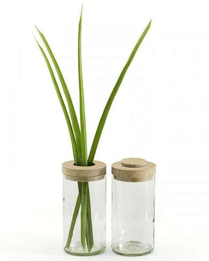 Vase & Dose verschiedene Farben (side by side)