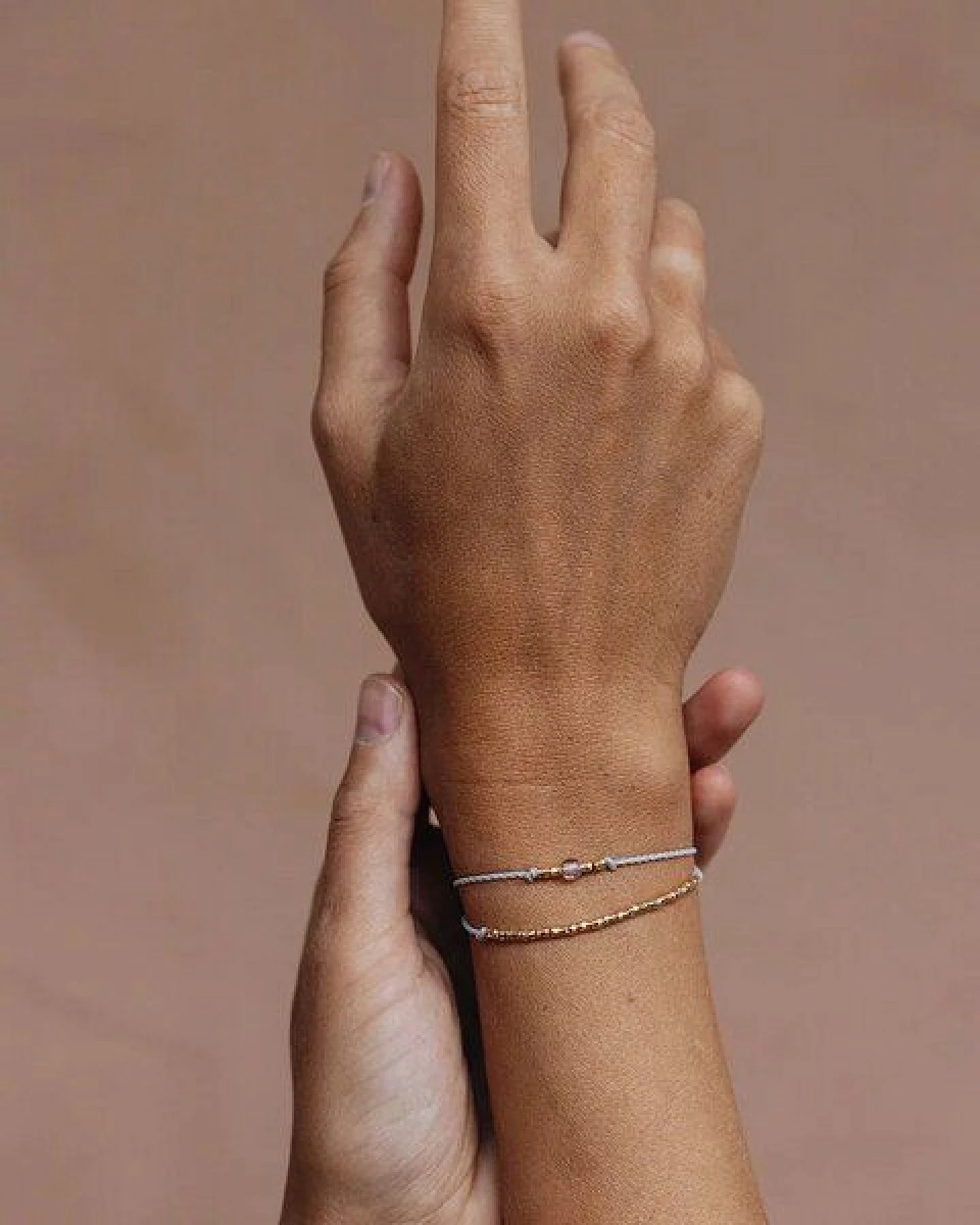 pikfine Perlenarmband "Milla" // silber oder vergoldet – Ansicht 2