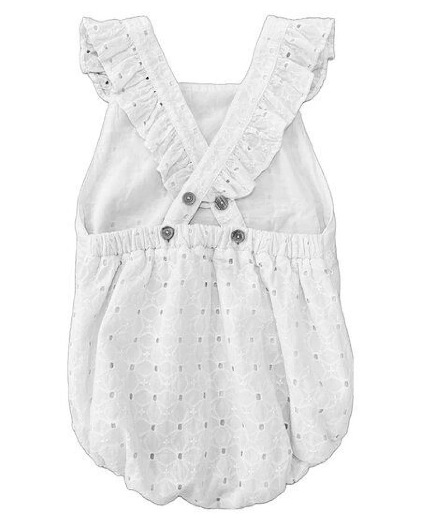 PETER JO Baby Strampler Lady Sea Salt – Ansicht 4