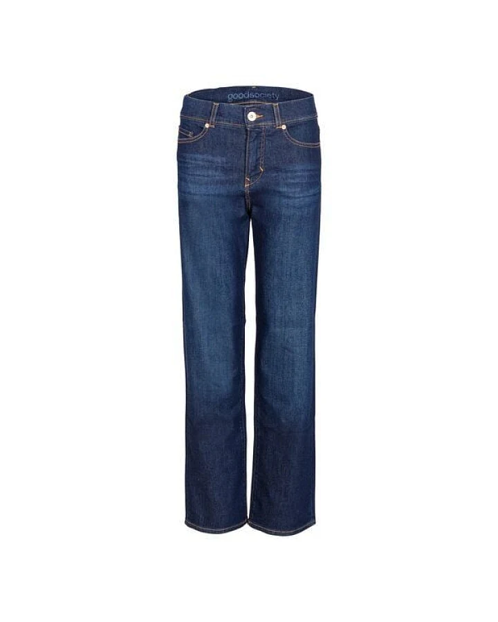goodsociety Mens Slim Straight Stretch Jeans Raw One Wash