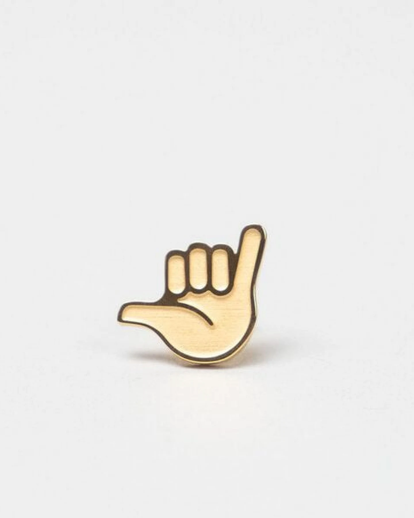 Fyngers Ohrstecker aus chirurgischen Edelstahl hochglanzpoliert - Modell HANG LOOSE – Ansicht 4