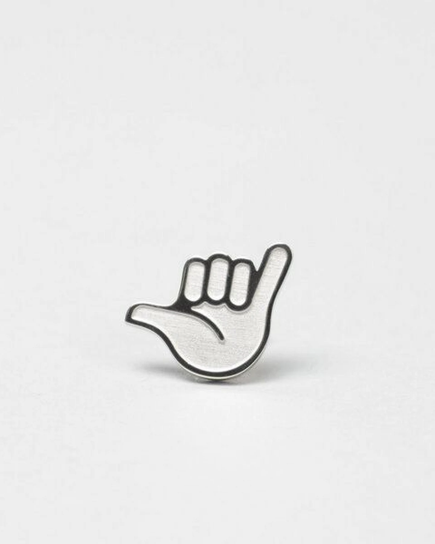 Fyngers Ohrstecker aus chirurgischen Edelstahl hochglanzpoliert - Modell HANG LOOSE – Ansicht 4