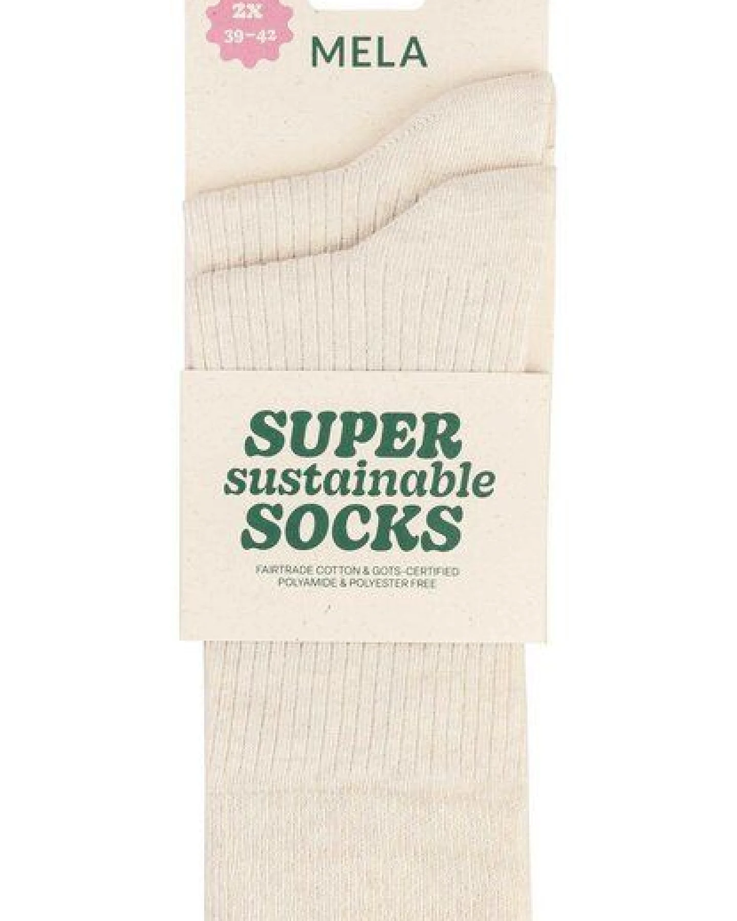 Gerippte Socken 2 Paare – Ansicht 2