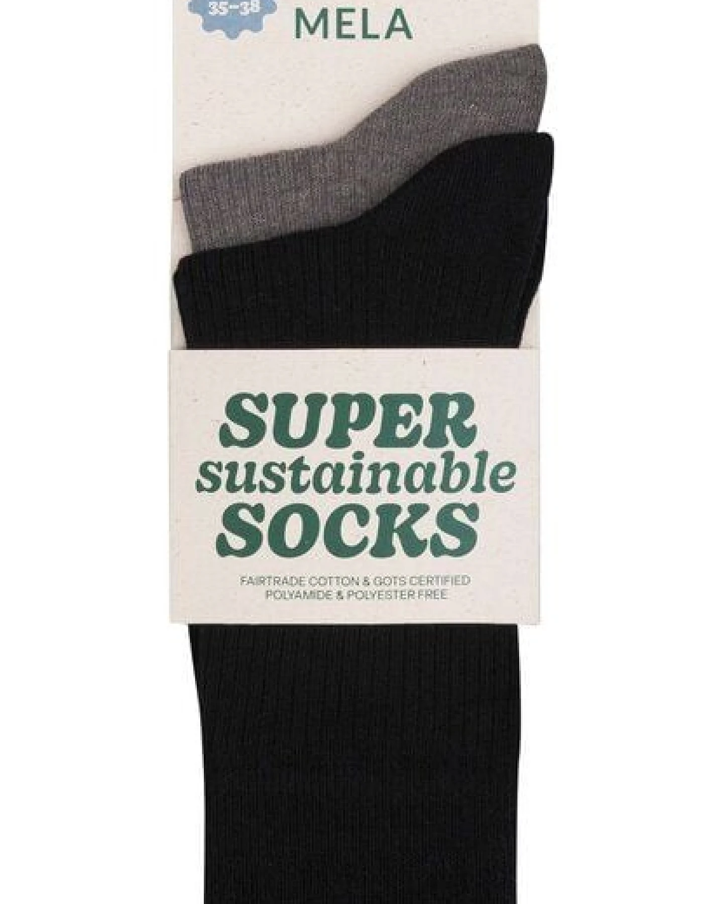 Gerippte Socken 2 Paare – Ansicht 2
