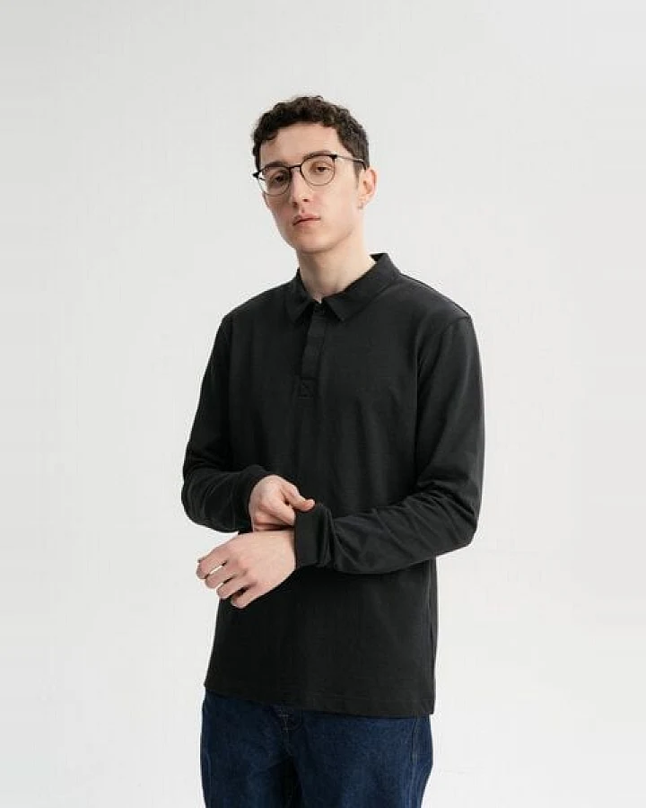 Langarm Polo Shirt DIVIT