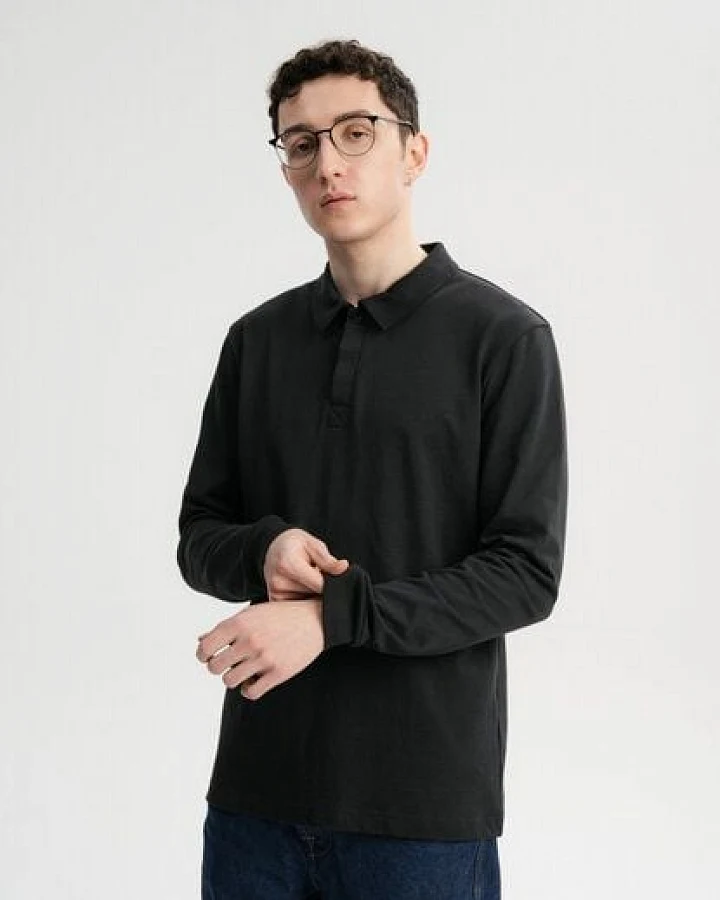 Langarm Polo Shirt DIVIT