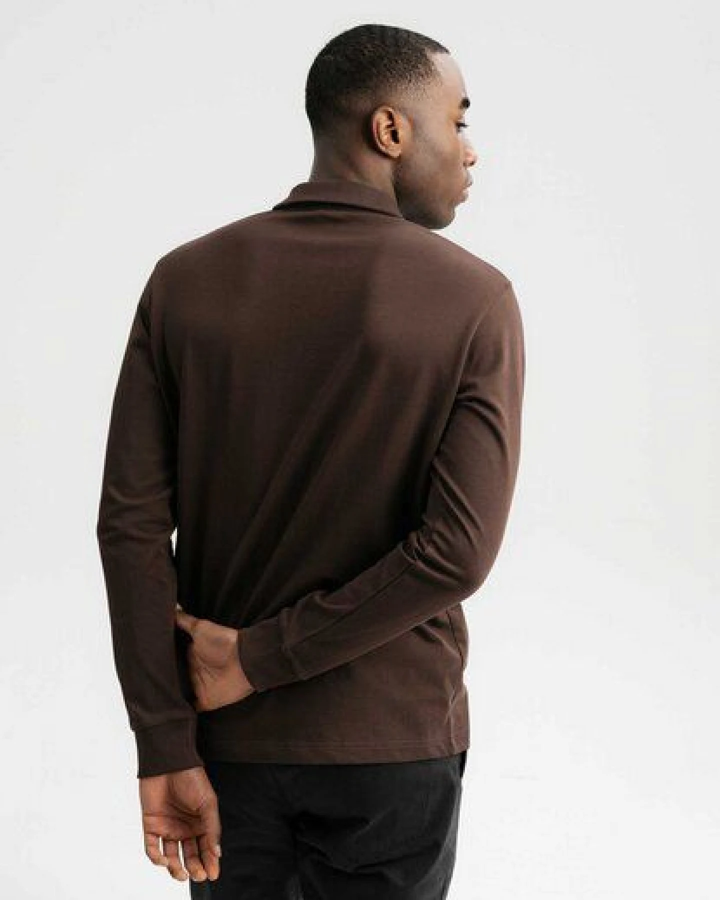 Langarm Polo Shirt DIVIT – Ansicht 2