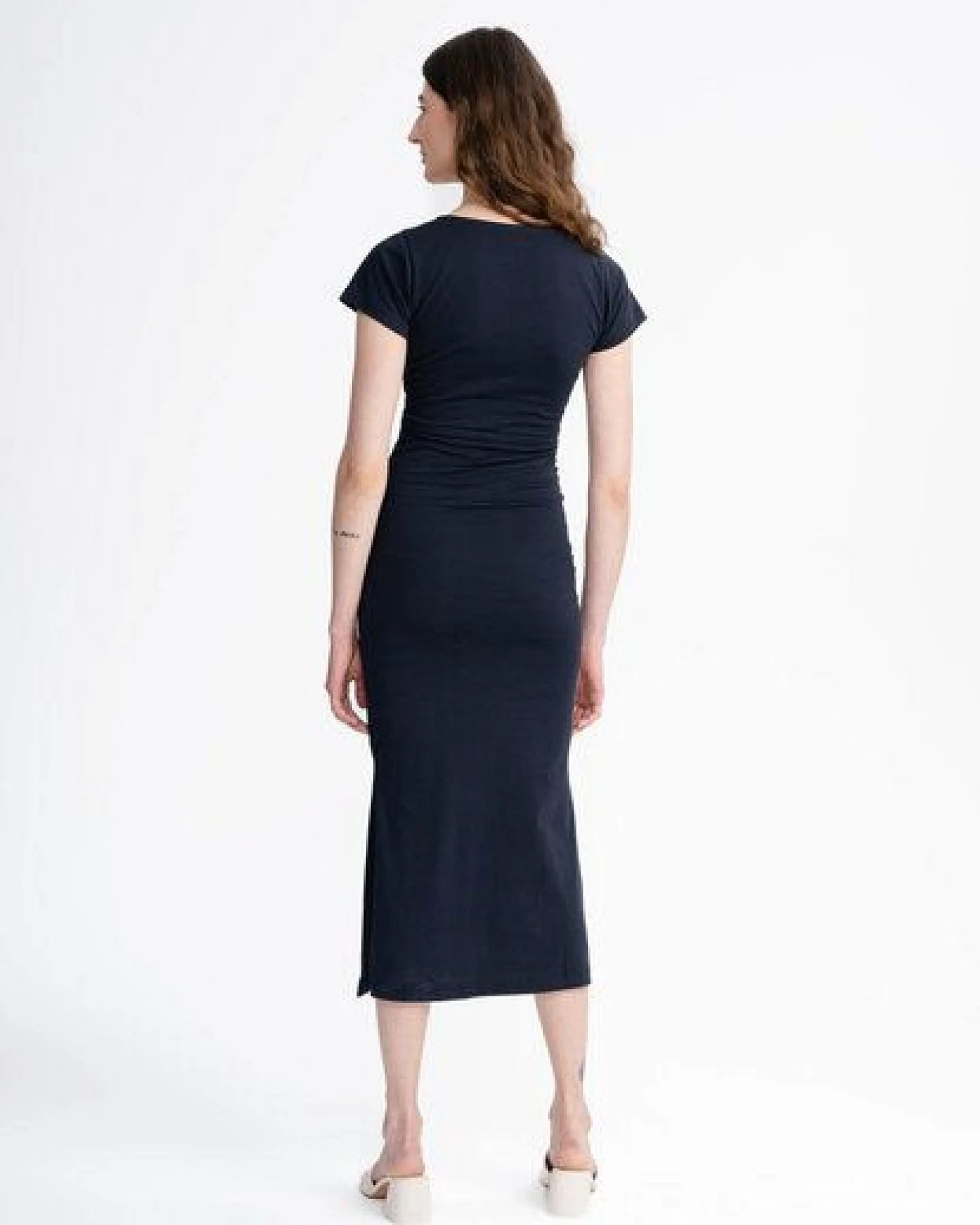 V-Neck Kleid lang Style SHREOSHI – Ansicht 3