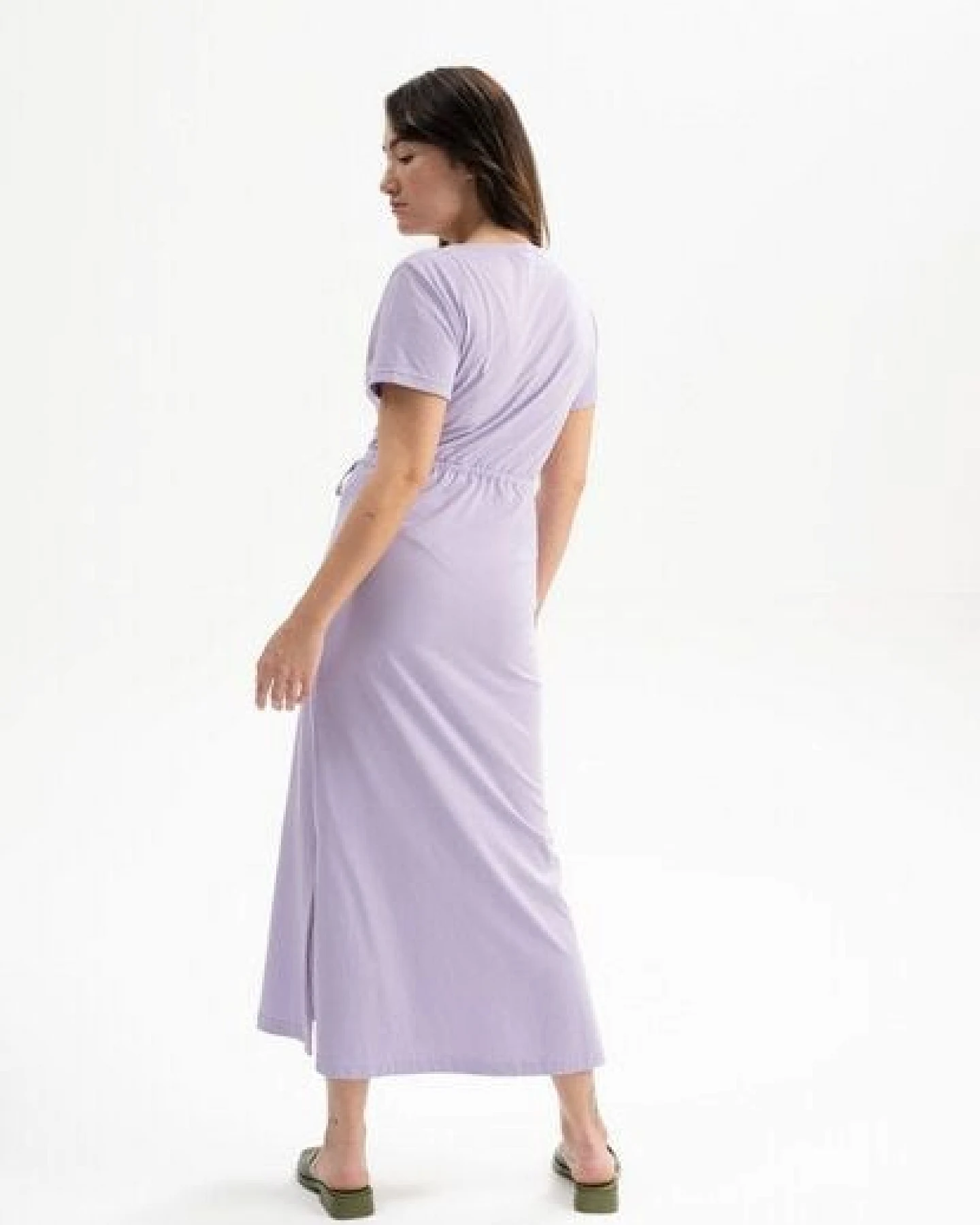 V-Neck Kleid lang Style SHREOSHI – Ansicht 4