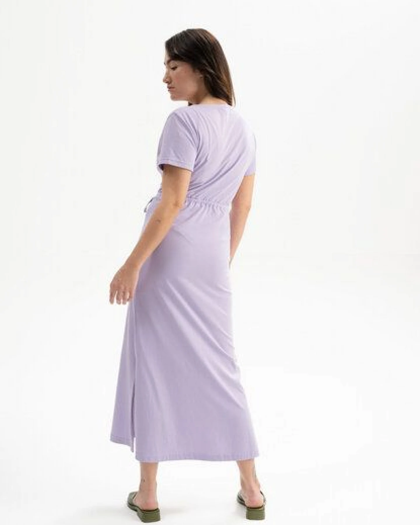 V-Neck Kleid lang Style SHREOSHI – Ansicht 4