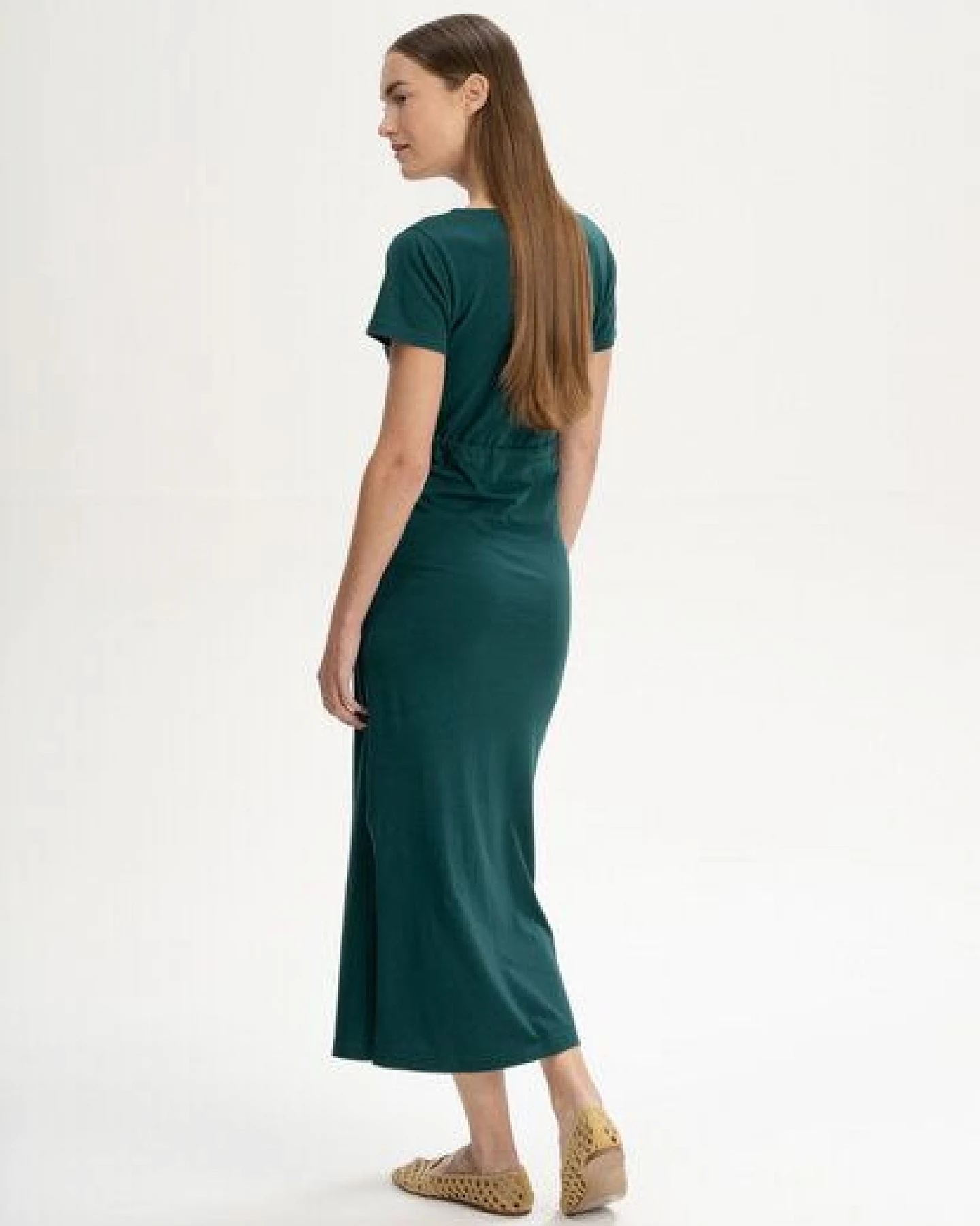 V-Neck Kleid lang Style SHREOSHI – Ansicht 3