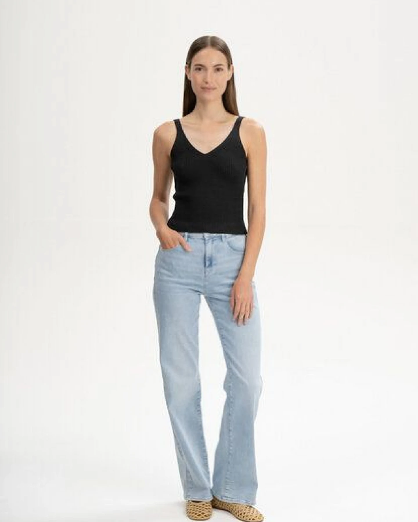 V-Neck Strick Top Style RHADA – Ansicht 3