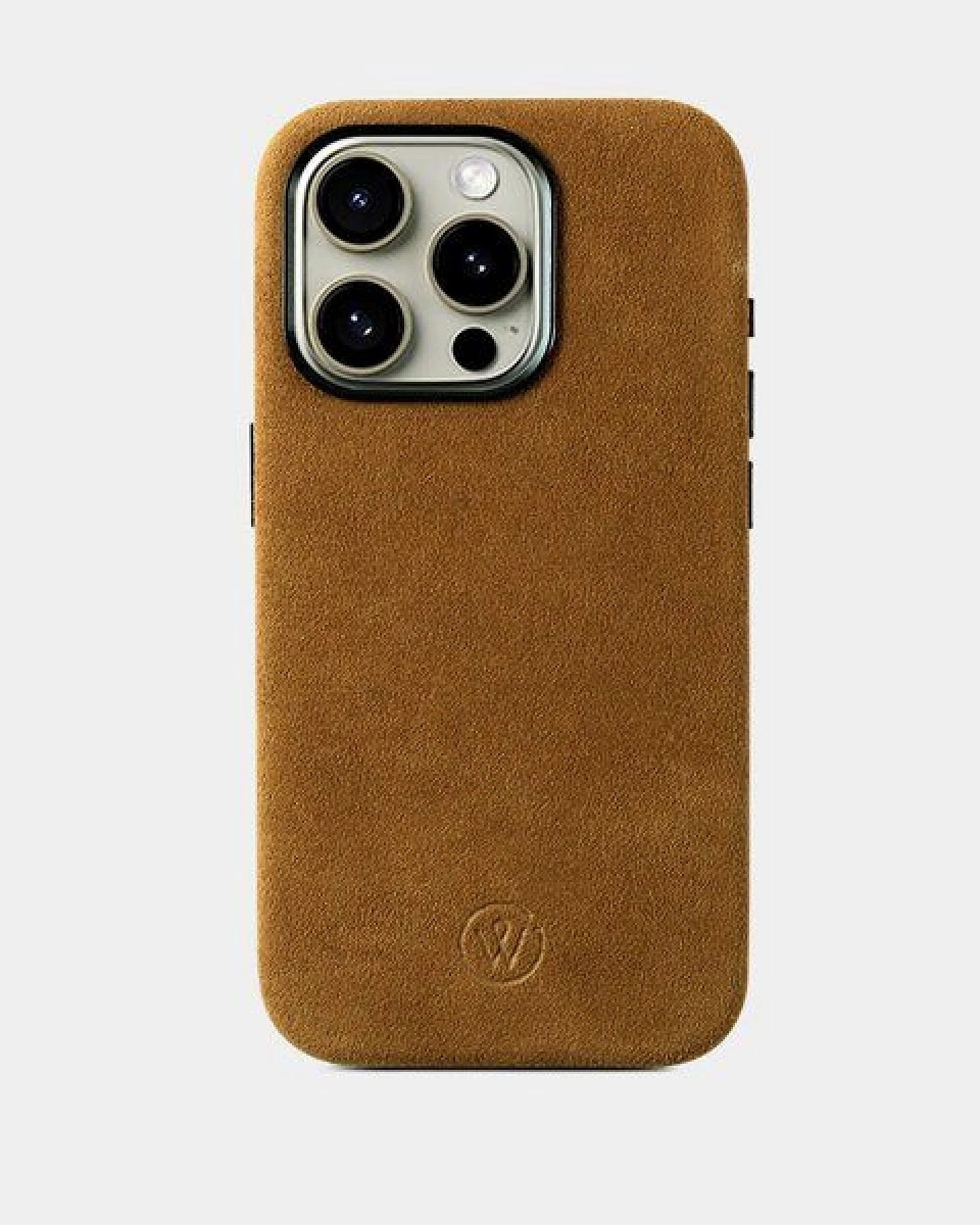 GOOD WILHELM iPhone Pro Hülle JOSEPH aus italienischem Alcantara (vegan) – Ansicht 3