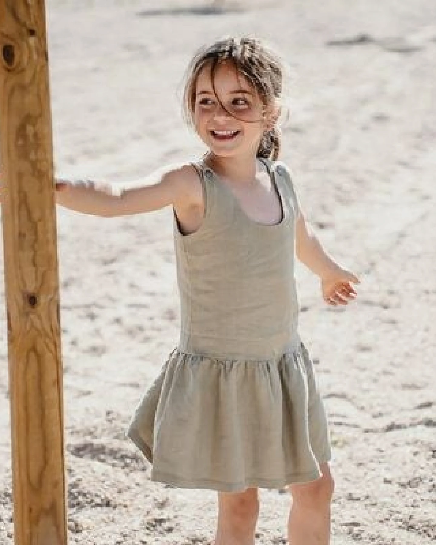 PETER JO Kleid Chloe Olive Flower – Ansicht 3