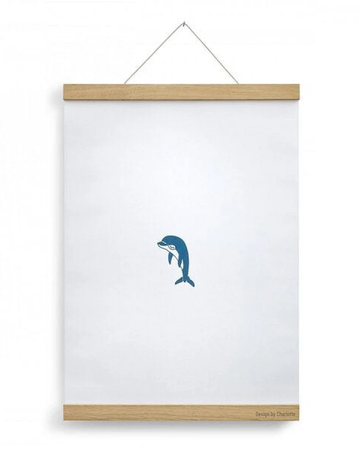 Posterleiste A3 Eichenholz, 30 cm (side by side)