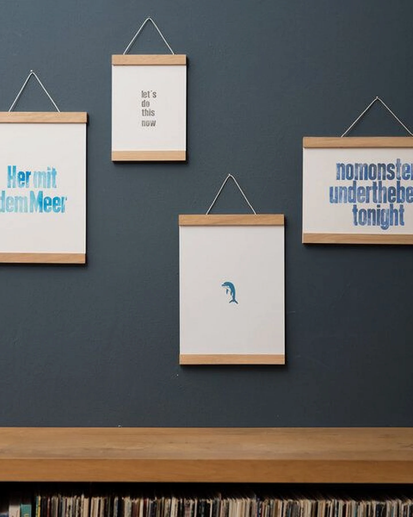 Posterleiste A3 Eichenholz, 30 cm (side by side) – Ansicht 4