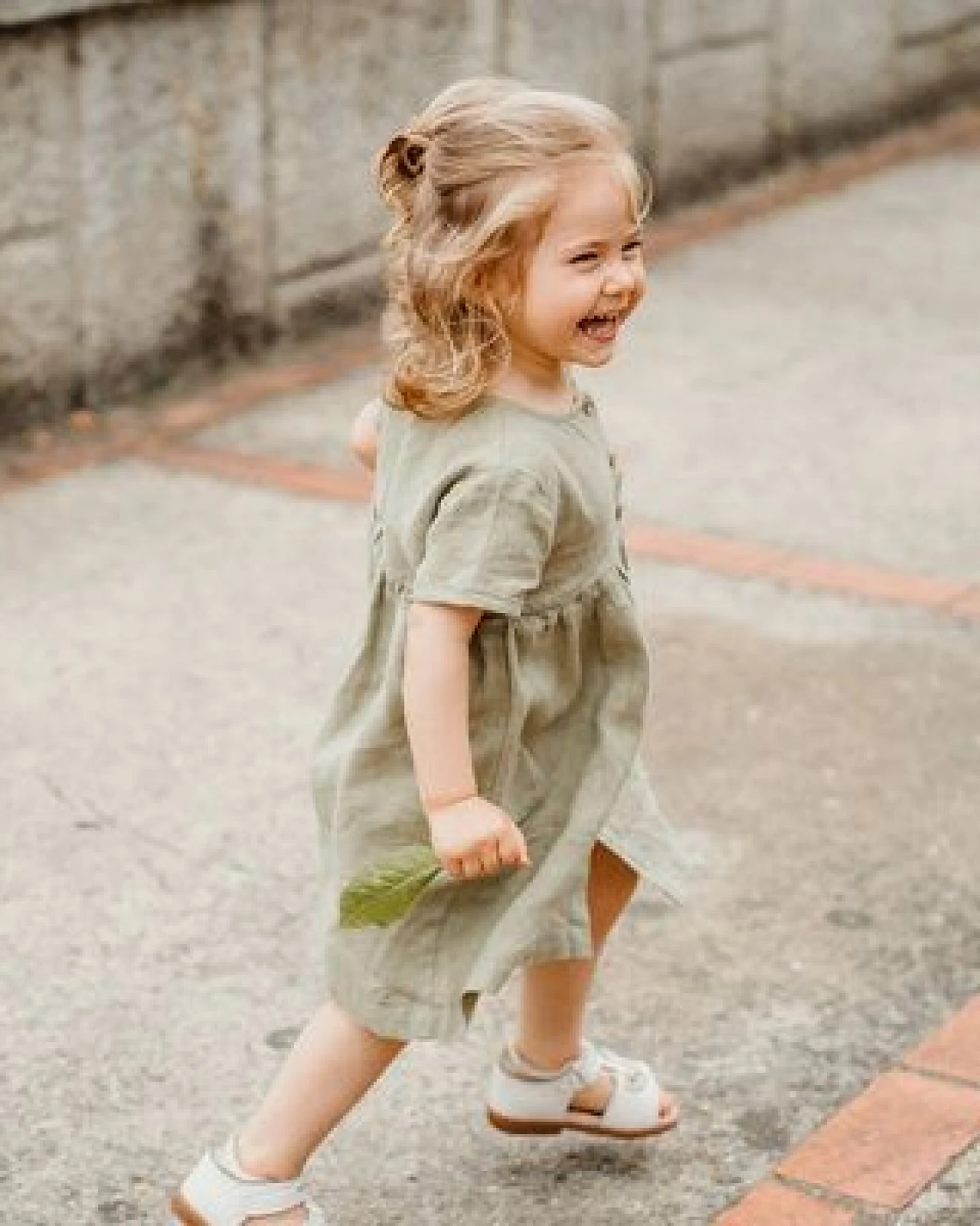 PETER JO Kleid Beautie Olive Flower – Ansicht 4