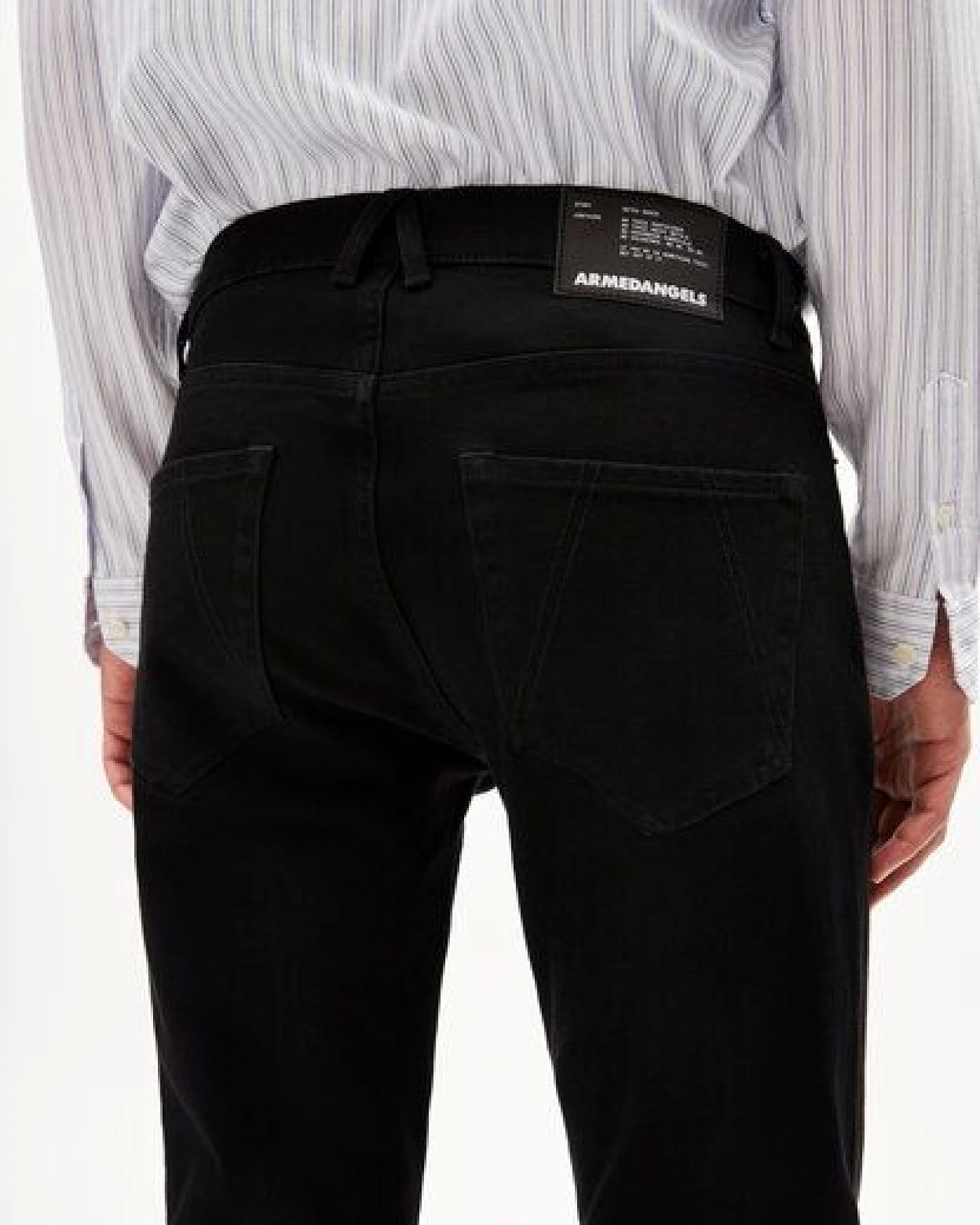 ARMEDANGELS IAAN COMFORT - Herren Straight Leg Mid Waist aus Bio-Baumwoll Mix – Ansicht 3