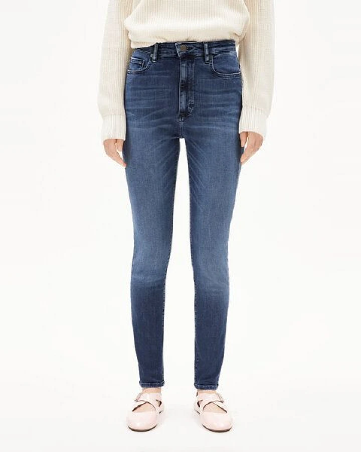 ARMEDANGELS INGAA Damen Skinny Jeans High Waist Bio-Baumwoll Mix X-Stretch