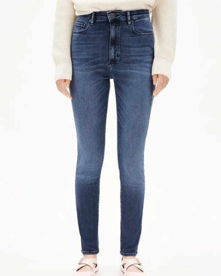ARMEDANGELS INGAA Damen Skinny Jeans High Waist Bio-Baumwoll Mix X-Stretch