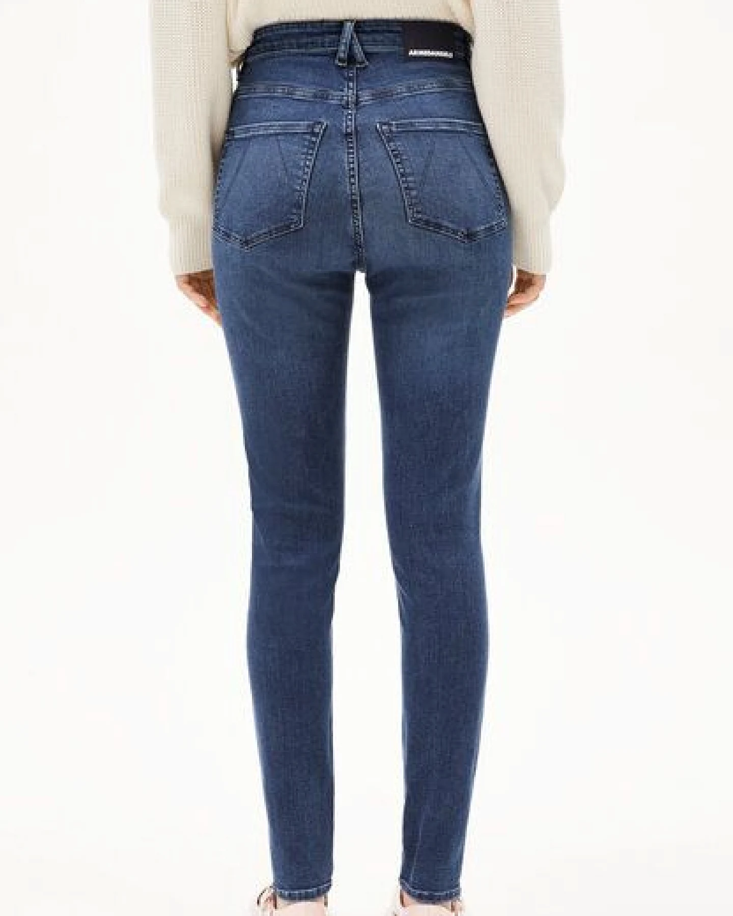 ARMEDANGELS INGAA Damen Skinny Jeans High Waist Bio-Baumwoll Mix X-Stretch – Ansicht 2