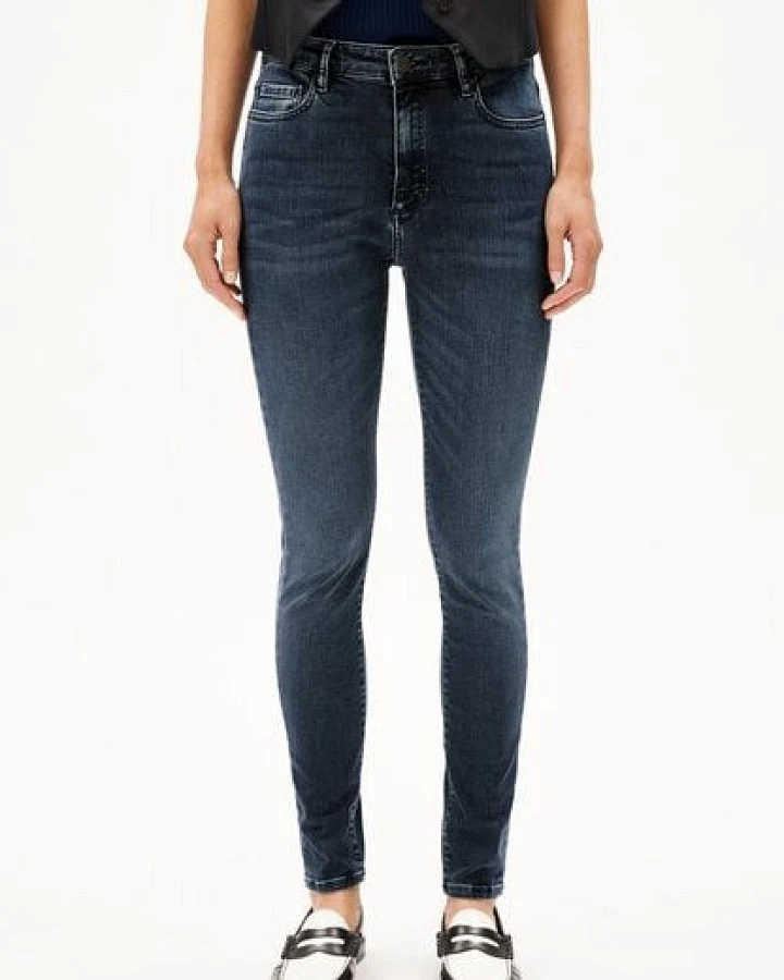 ARMEDANGELS TILLAA Damen Skinny Jeans Mid Waist Bio-Baumwoll Mix X-Stretch