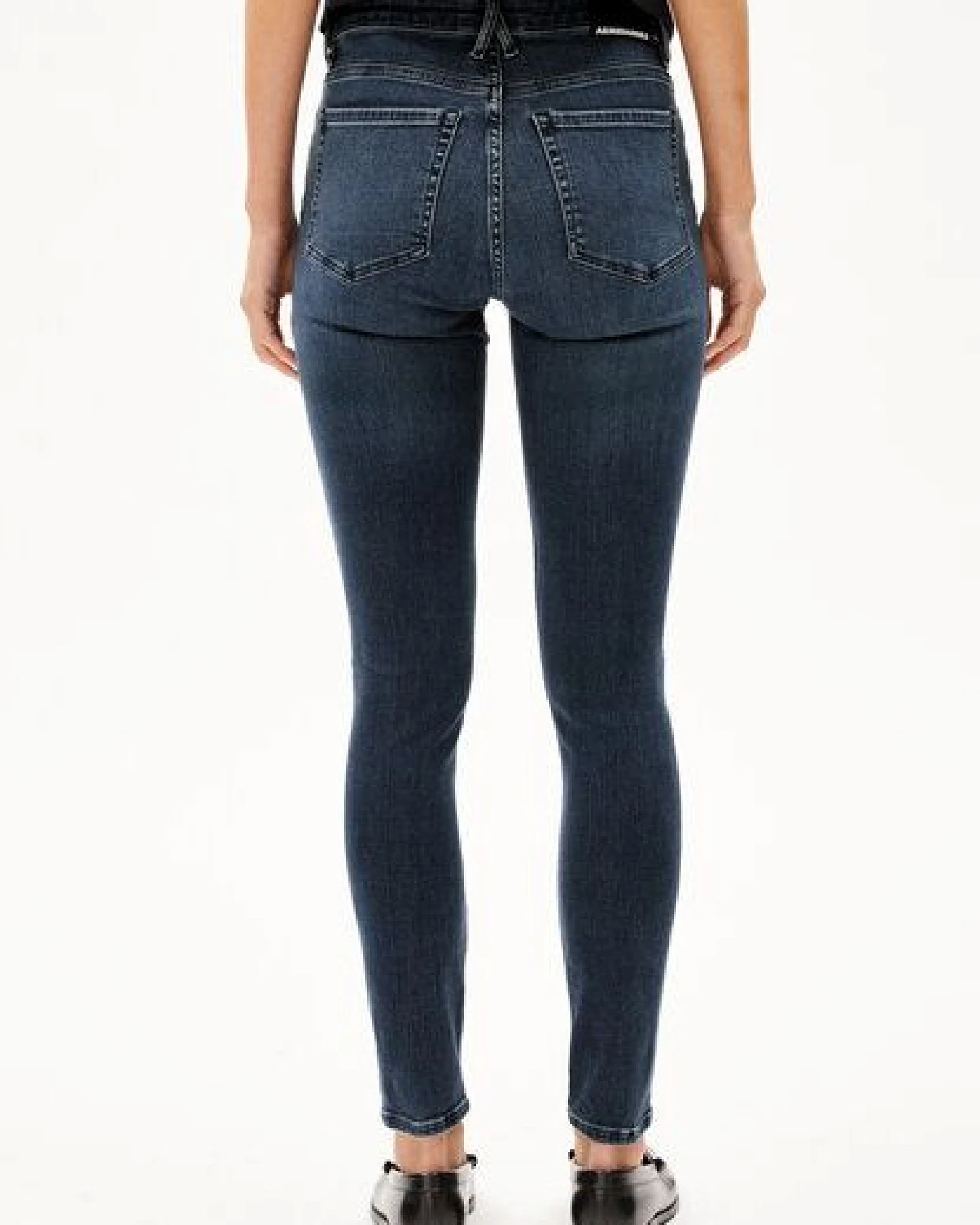 ARMEDANGELS TILLAA Damen Skinny Jeans Mid Waist Bio-Baumwoll Mix X-Stretch – Ansicht 2