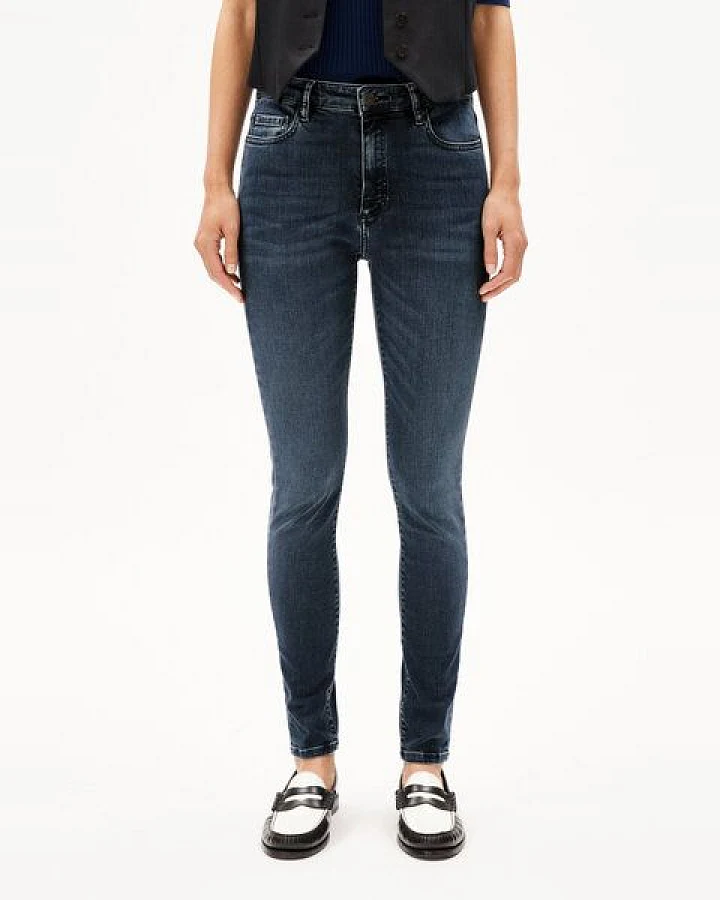 ARMEDANGELS TILLAA Damen Skinny Jeans Mid Waist Bio-Baumwoll Mix X-Stretch
