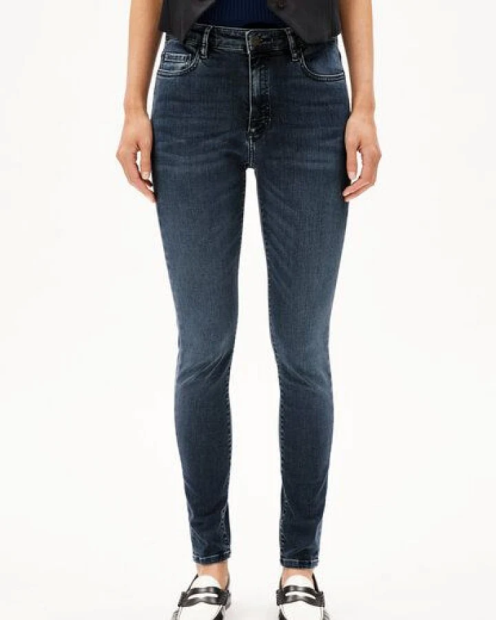 ARMEDANGELS TILLAA Damen Skinny Jeans Mid Waist Bio-Baumwoll Mix X-Stretch
