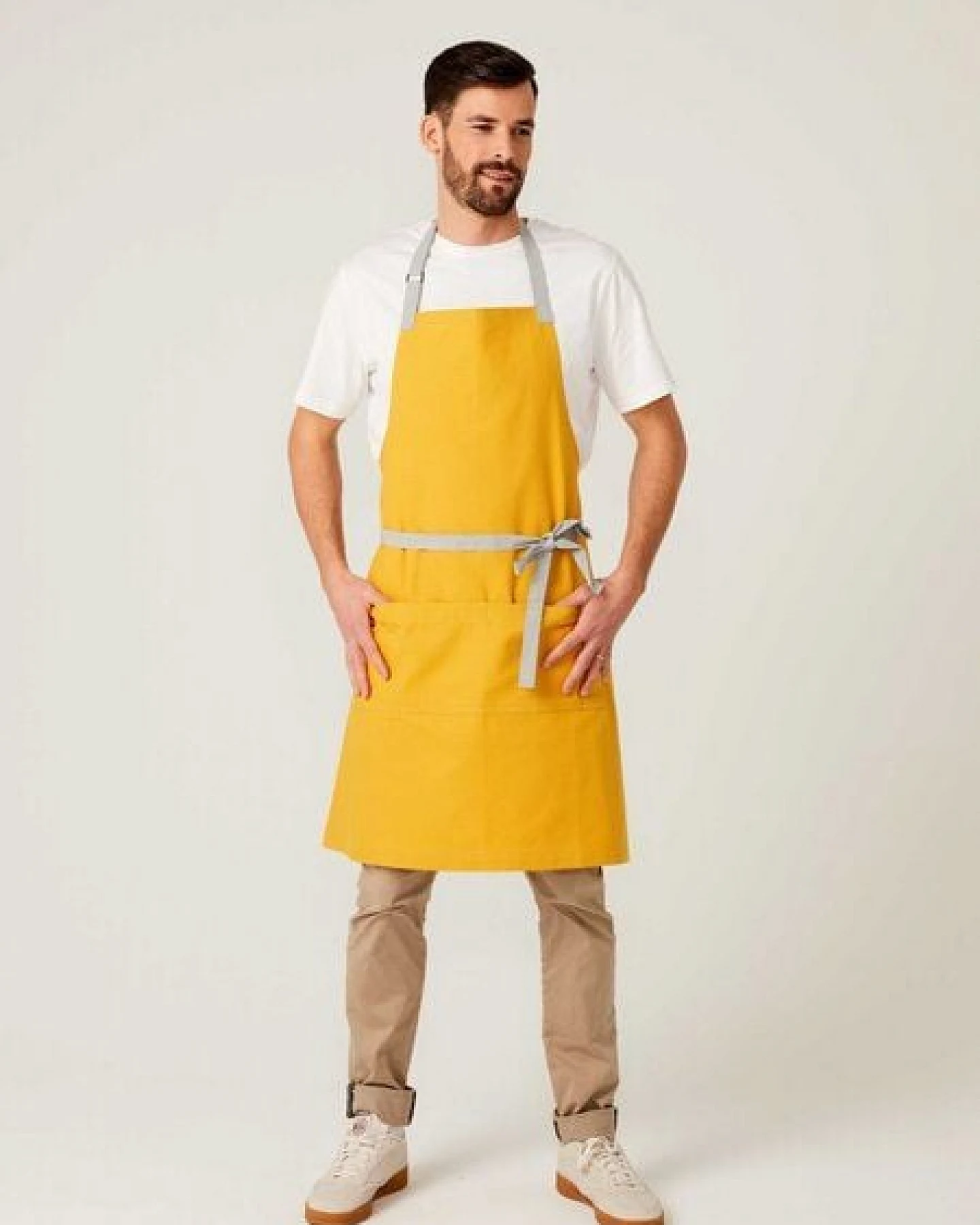 KAYA&KATO Latzschürze lang OVEN – Ansicht 3