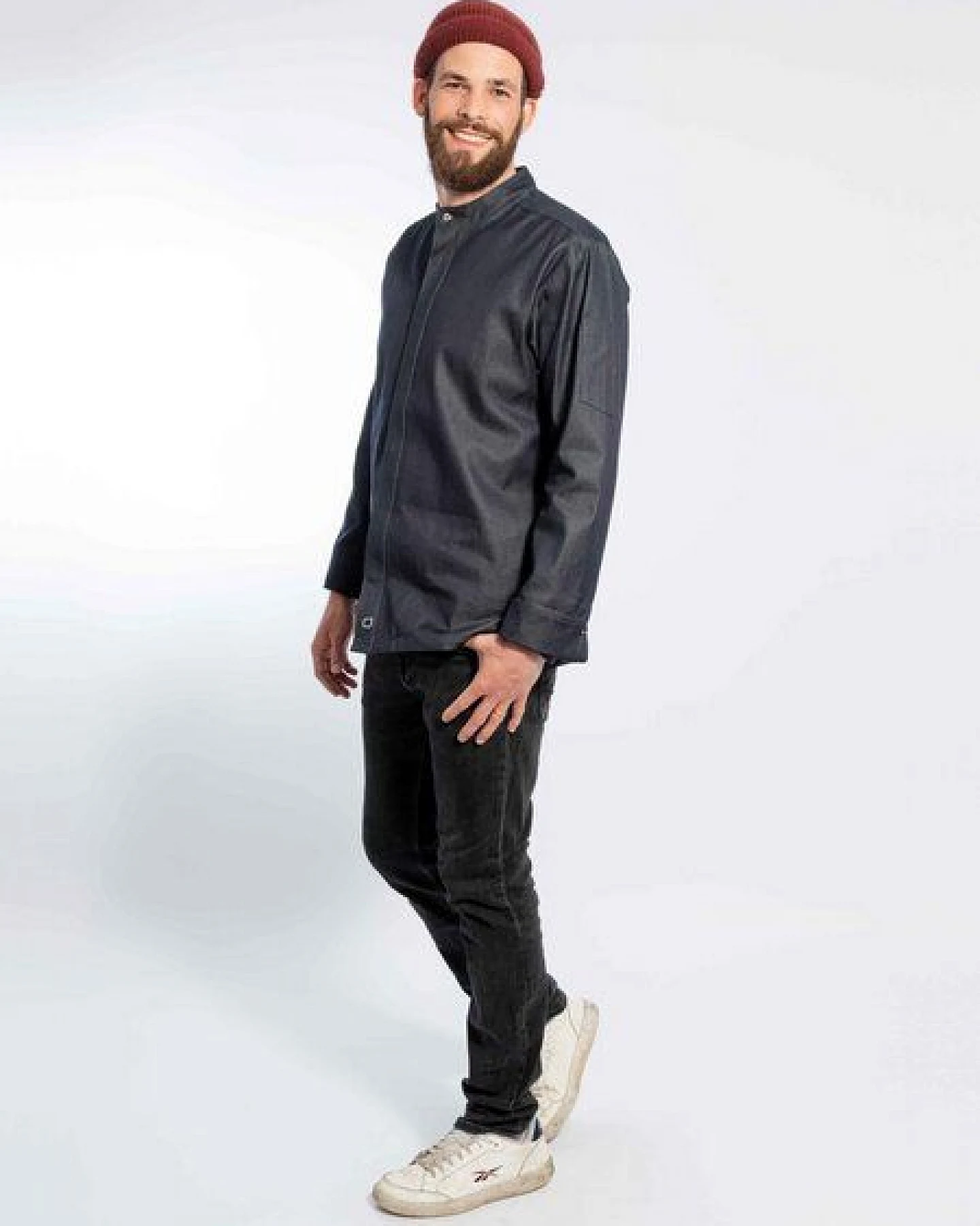 KAYA&KATO Denim Kochjacke langarm ROMA – Ansicht 2