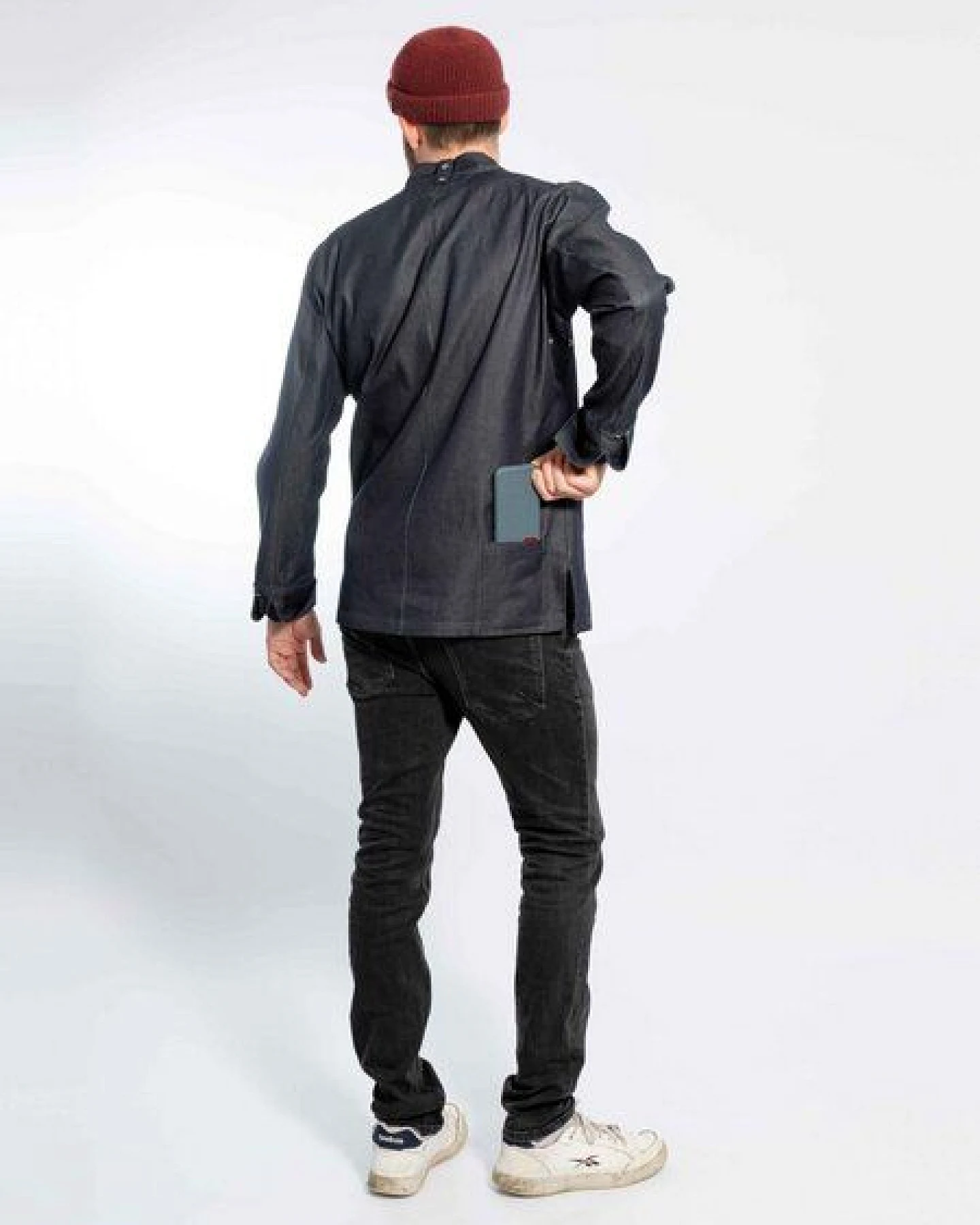 KAYA&KATO Denim Kochjacke langarm ROMA – Ansicht 3