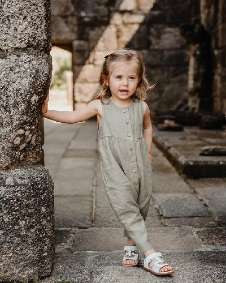 PETER JO Overall Sailor Olive