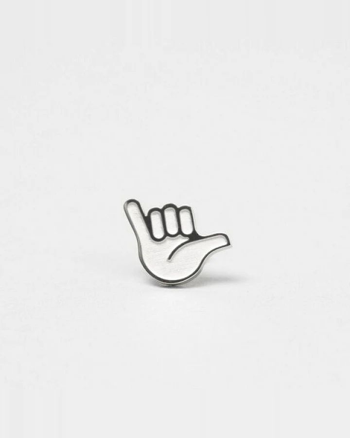 Fyngers Ohrstecker aus chirurgischen Edelstahl hochglanzpoliert - Modell HANG LOOSE