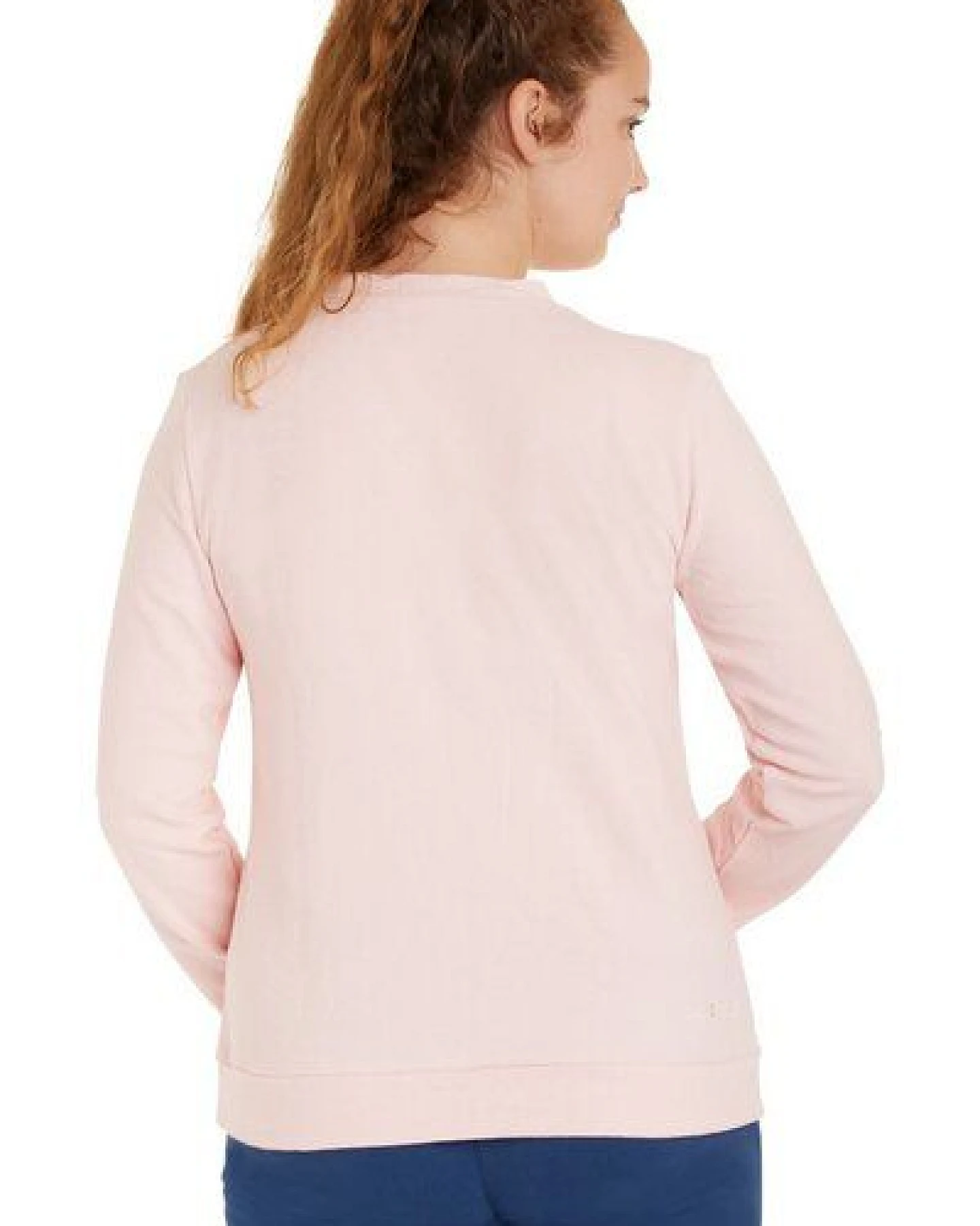 loud + proud Damen Sweat Strukturmuster, GOTS-zertifiziert – Ansicht 2