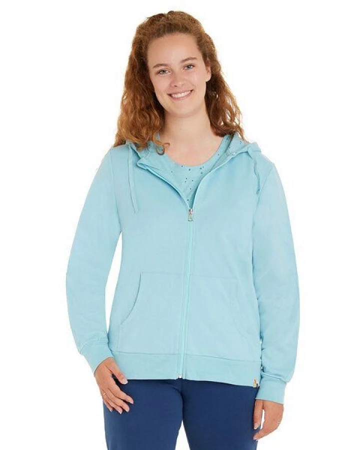 loud + proud Damen Sweat Kapuzenjacke, GOTS-zertifiziert