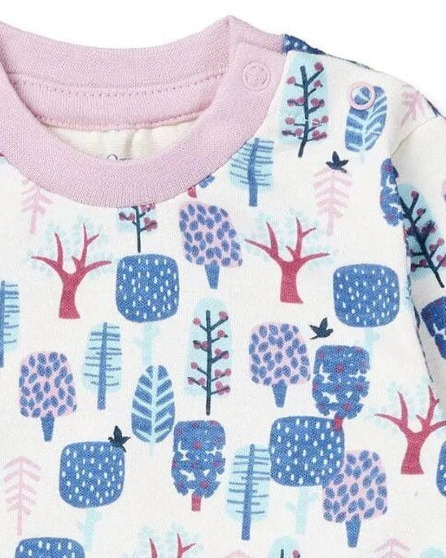 sense-organics Langarm Baby Body VARIN RETRO Bäume von Sense Organics – Ansicht 2