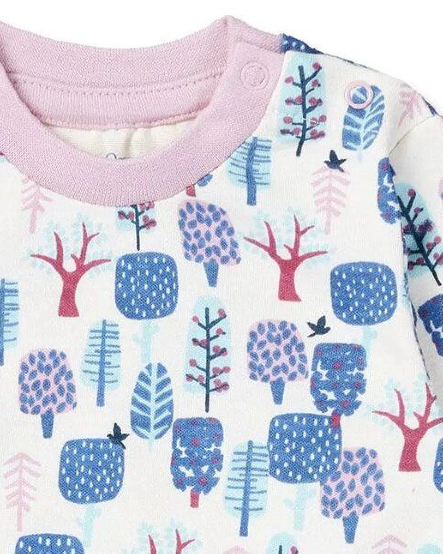 sense-organics Langarm Baby Body VARIN RETRO Bäume von Sense Organics – Ansicht 2