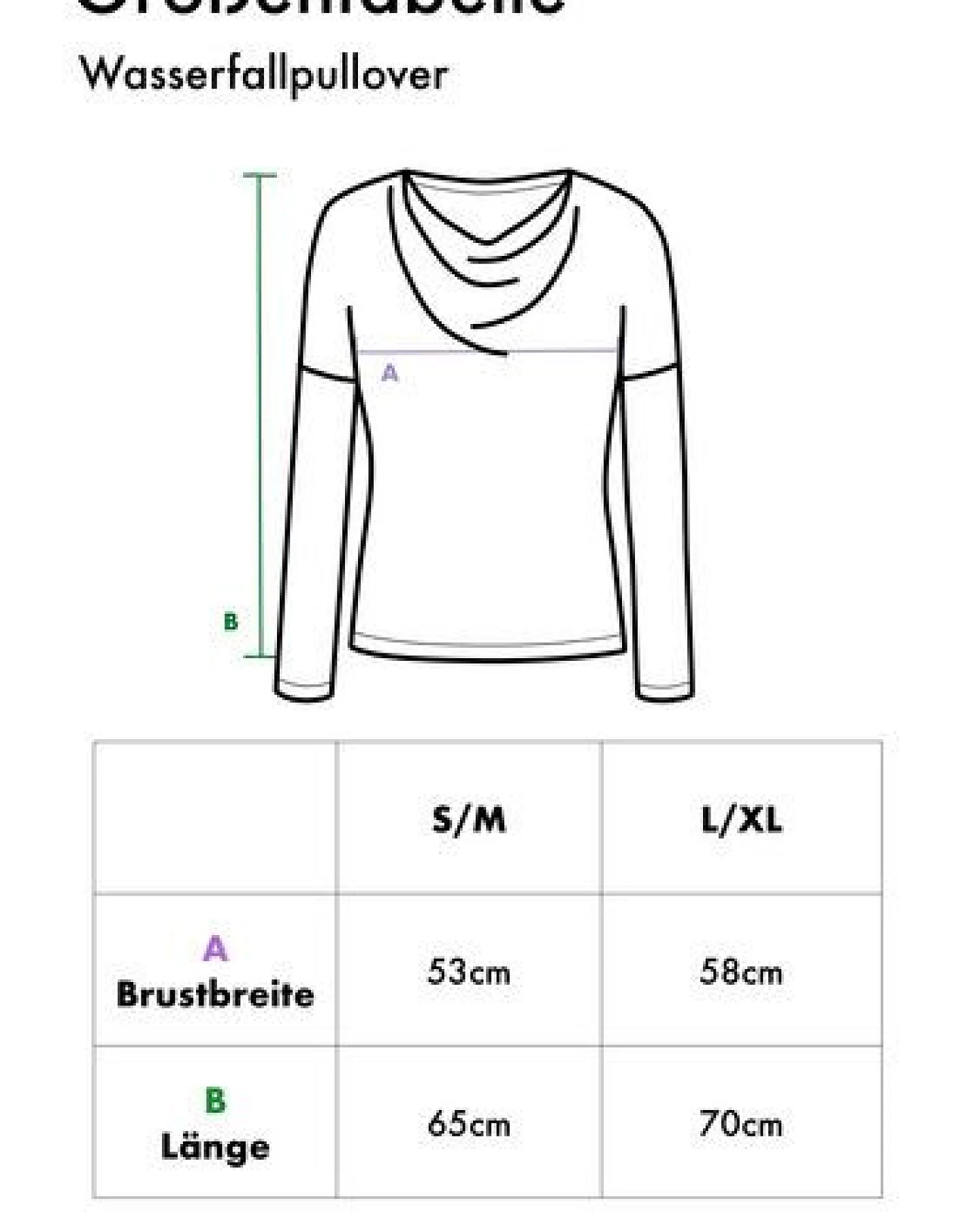 Golden Circle Clothing Wasserfallpullover aus Viskose – Ansicht 2